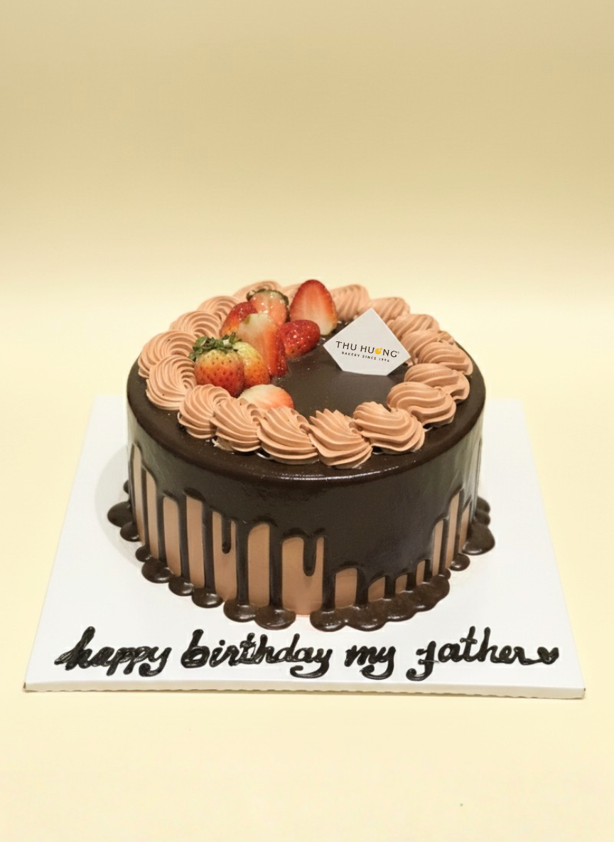 B&aacute;nh Kem Socola & Hoa Quả Tươi